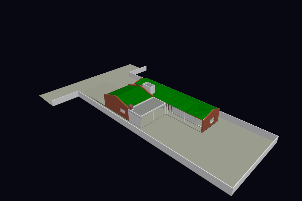 Capa do modelo 3D de Casa térrea 1267