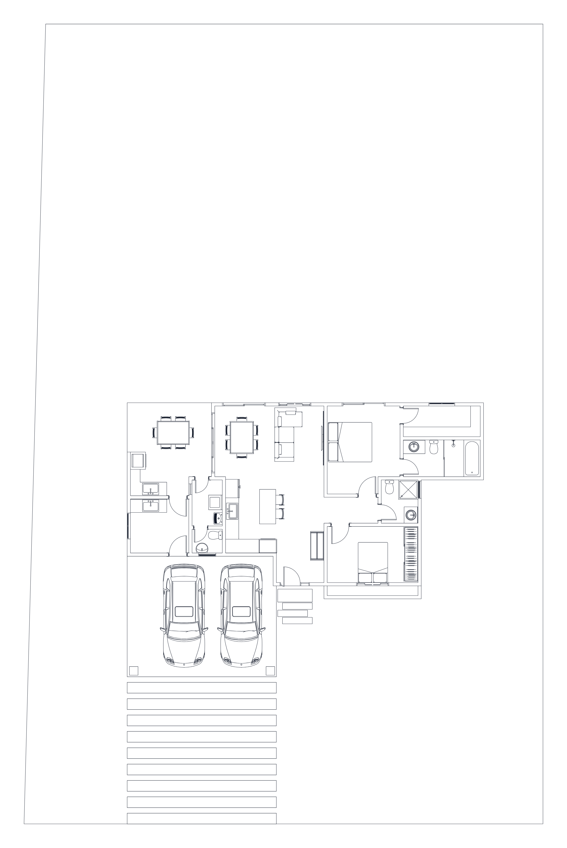 Planta baixa de Casa térrea BK-101