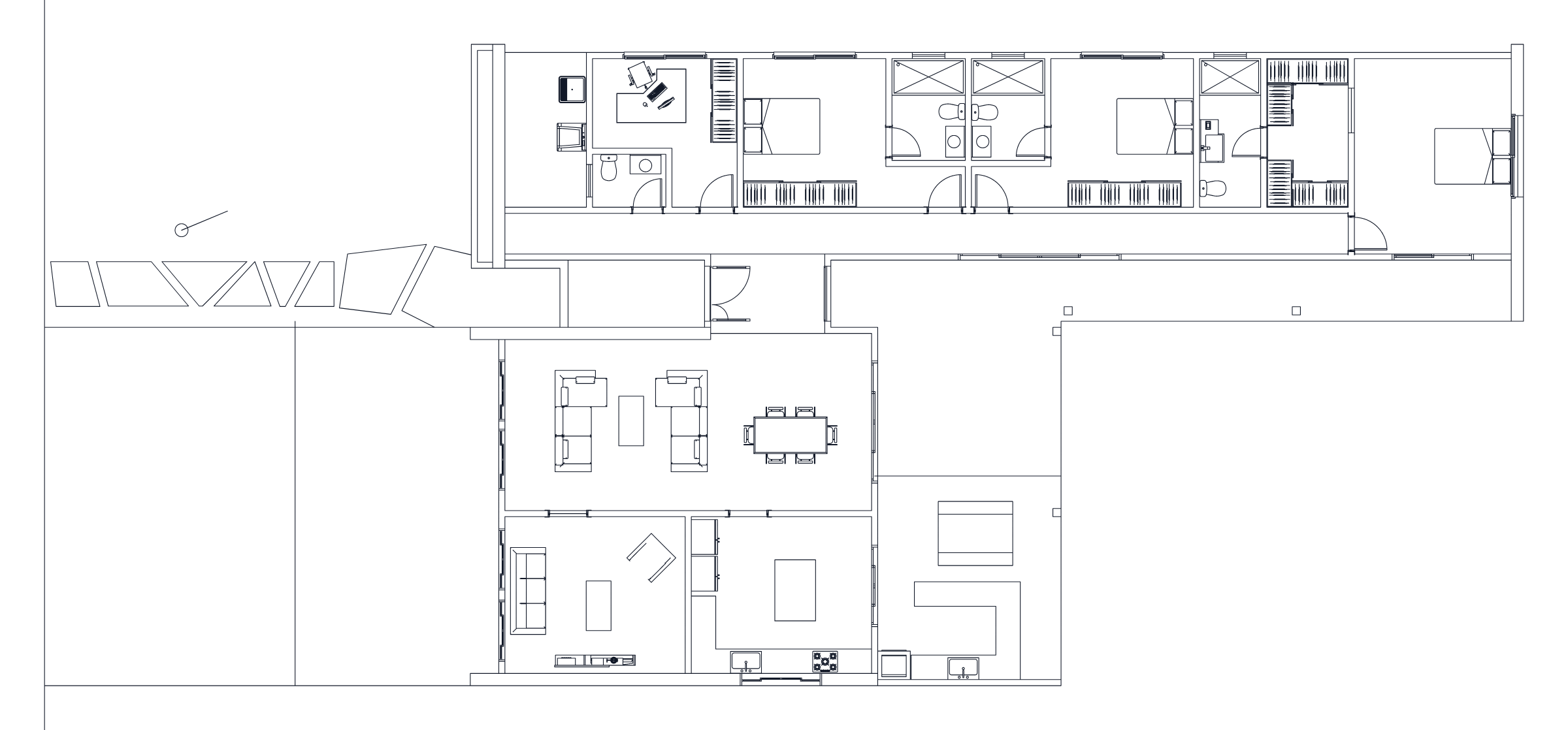 Planta baixa de Casa térrea BK-102