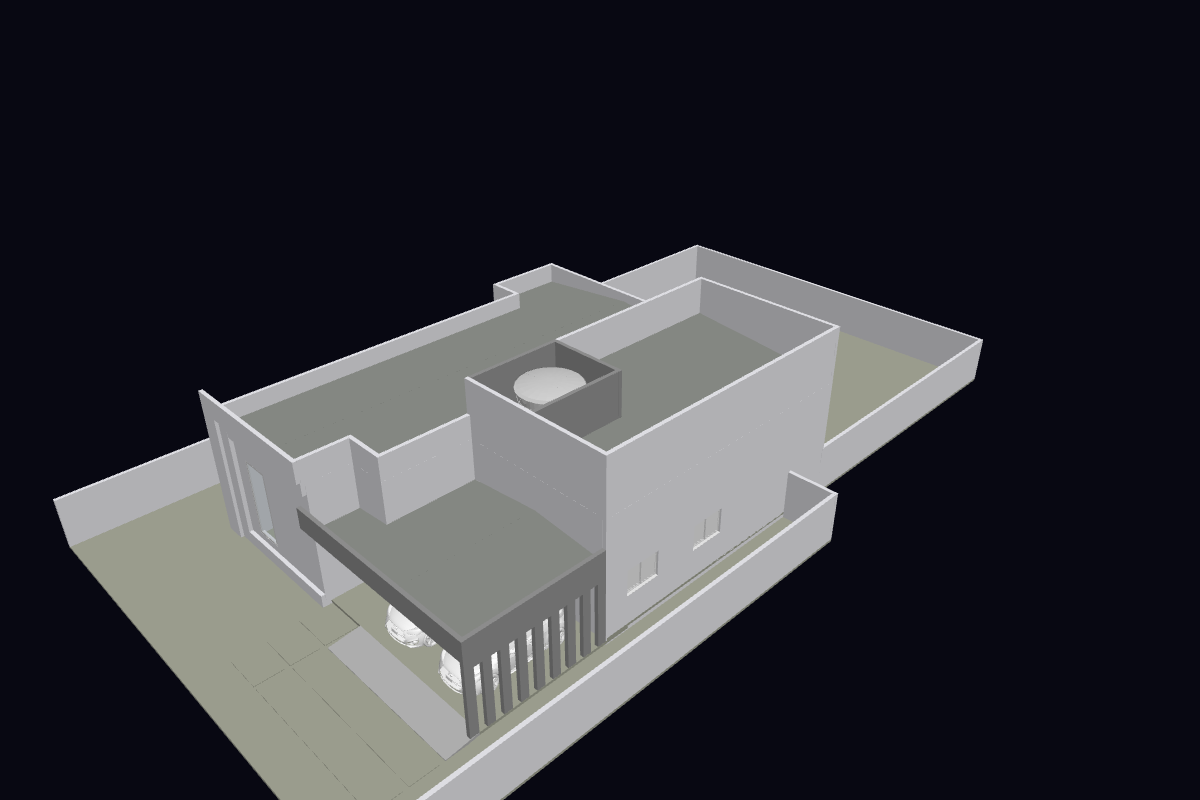 Capa do modelo 3D de Casa térrea BK-104