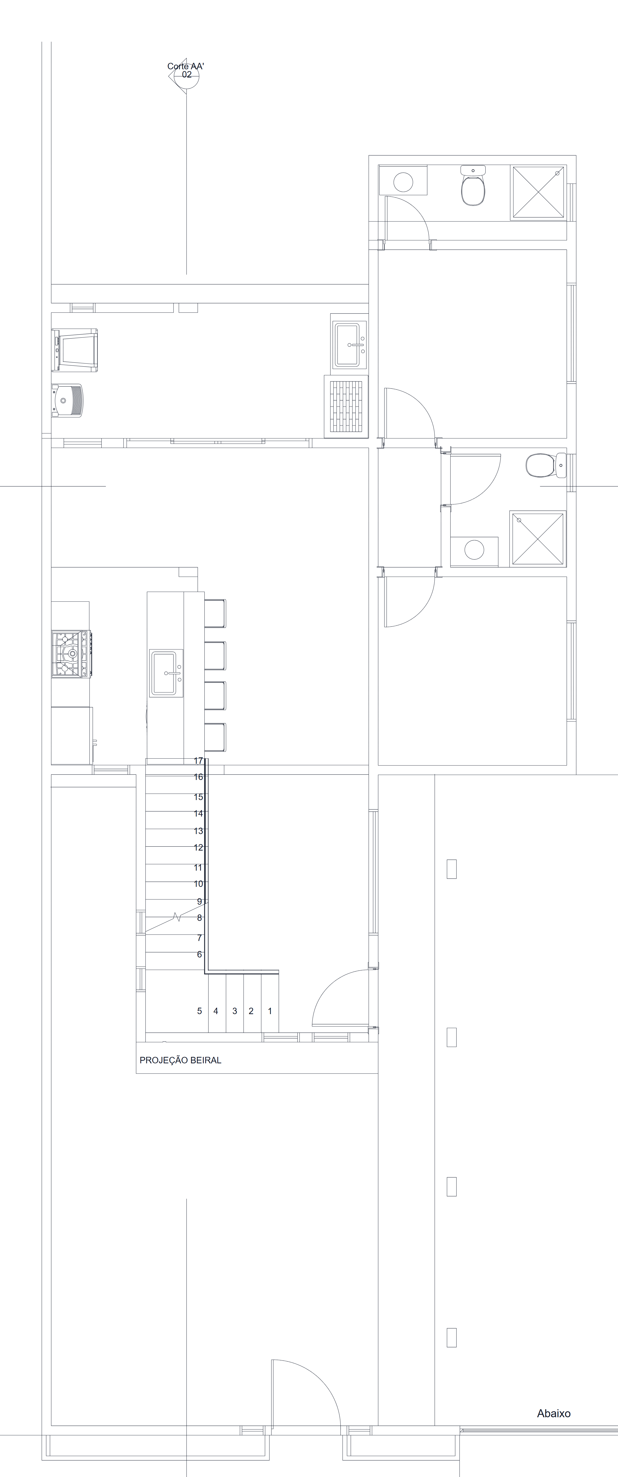 Planta baixa de Sobrado BK-201