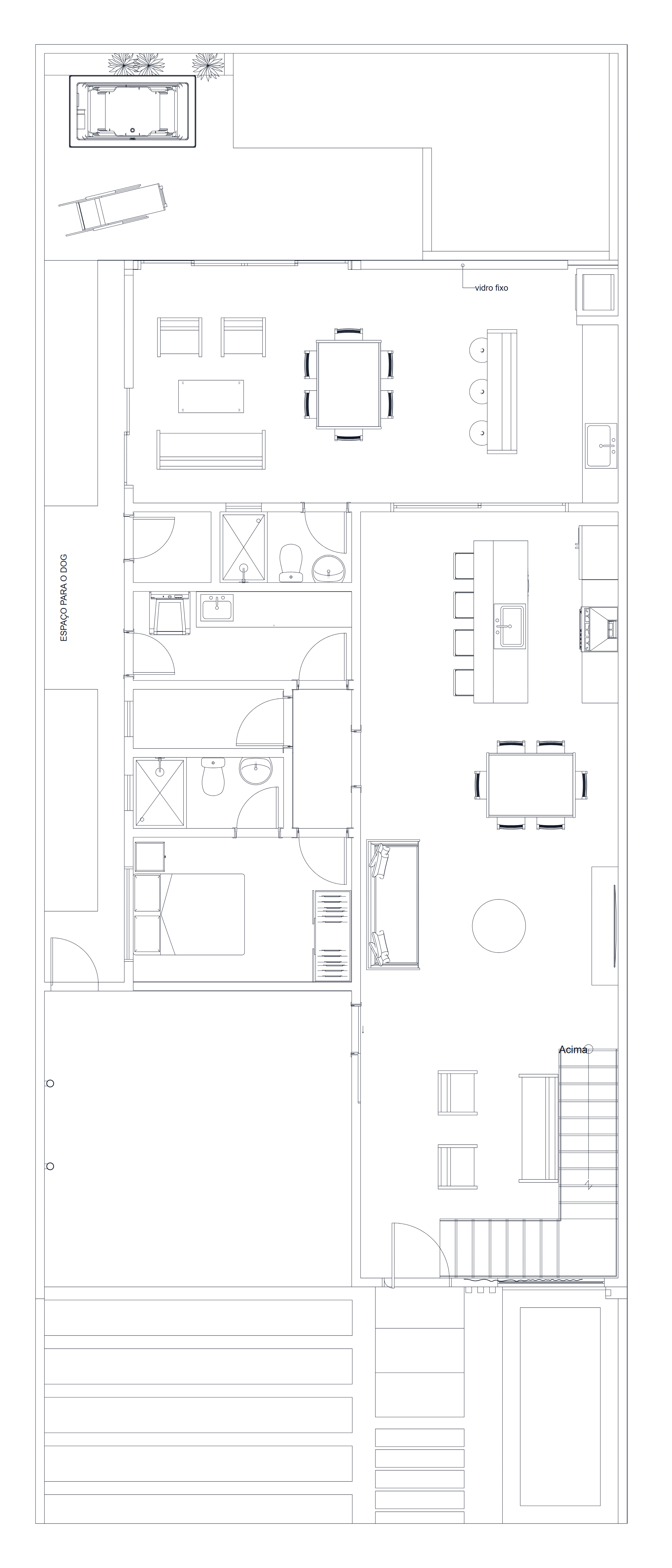 Planta baixa de Sobrado BK-202