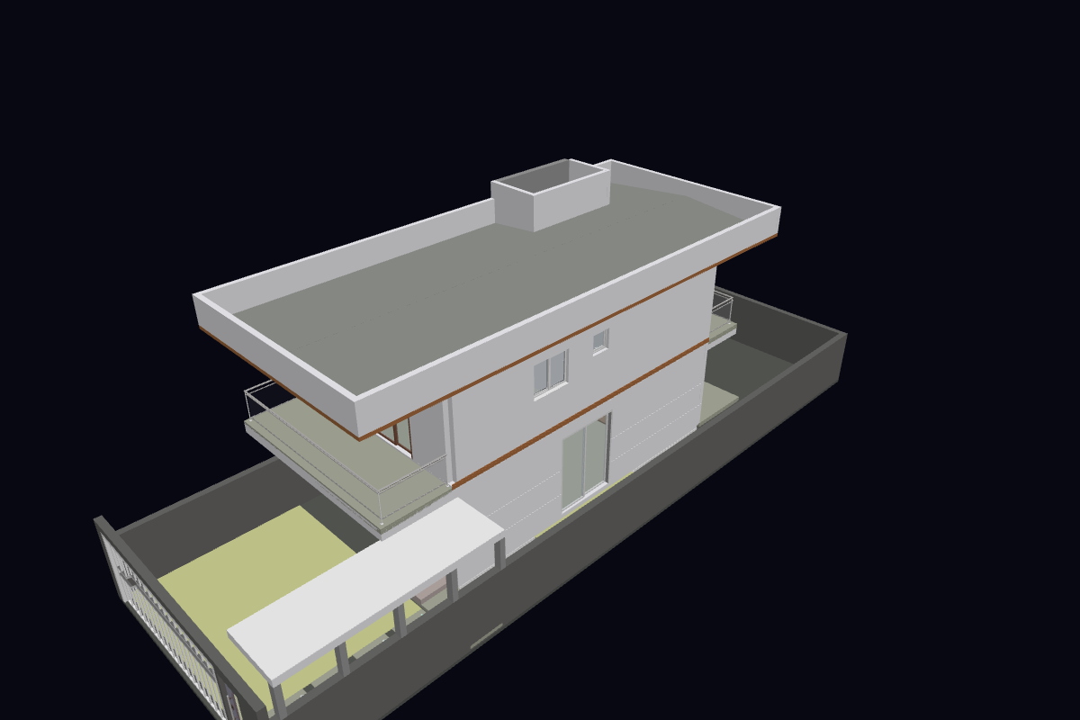 Capa do modelo 3D de Sobrado BK-204